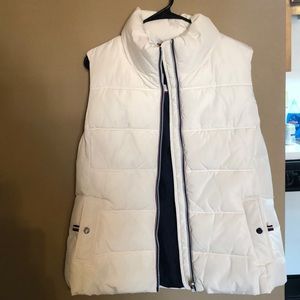 White Tommy Hilfiger Bubble Vest NWT!